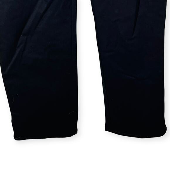 Belle by Kim Gravel Pull On Jeans Black High Rise Ankle Slit Tall Size 12 - Picture 5 of 11